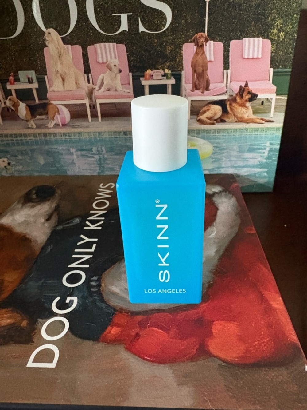 SKINN Blue Bottle with White Cap - Picture 4 of 5